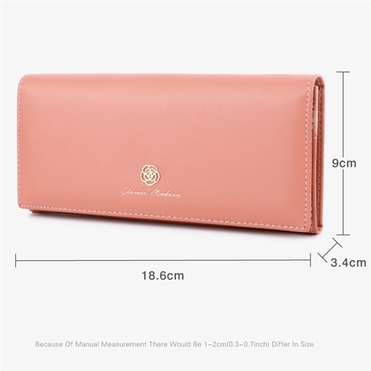 Гаманець жіночий на магніті з клямкою для дрібниці 19х9,5 см Рожевий (3.12.25) - фото 4 Гаманець жіночий на магніті з клямкою для дрібниці 19х9,5 см Рожевий (3.12.25) - фото 4