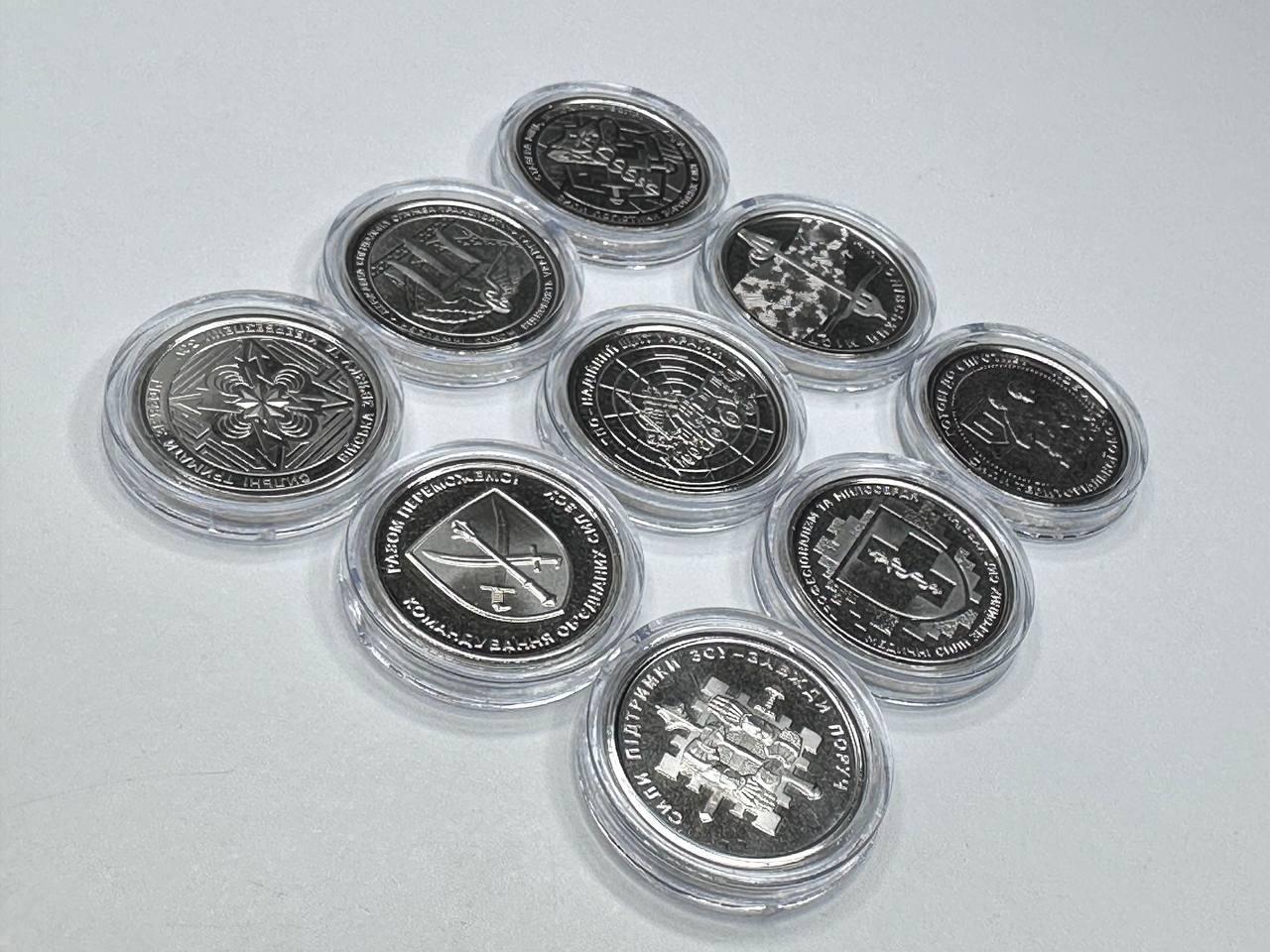Набор монет НБУ ВСУ 10 гривен в капсулах 9 шт. (2378973200) - фото 4