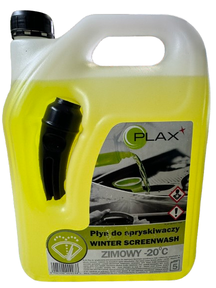 Рідина для склоомивача автомобіля PLAX Лимон -20* зимовий 5 л (20823939)