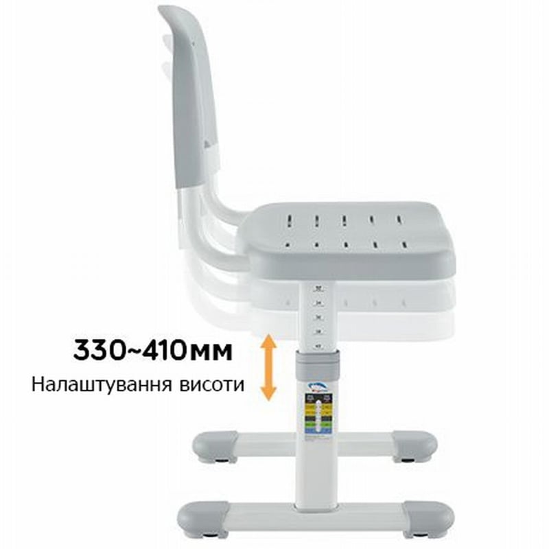 Комплект EQUIPIFY B207EDU Трансформер парта со стулом эргономичный с регулировкой высоты Grey (tf135) - фото 5 Комплект EQUIPIFY B207EDU Трансформер парта со стулом эргономичный с регулировкой высоты Grey (tf135) - фото 5