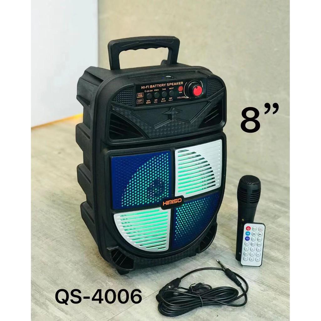 Колонка Kimiso QS-4006 с микрофоном 8'Bass/1000 W (Col-026) - фото 4