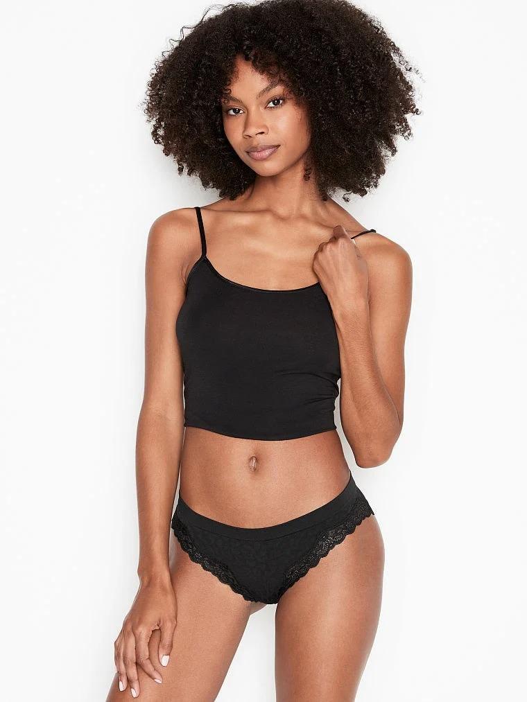 Трусики Victoria’s Secret Sexy Seamless Lace Trim Bikini Panty M Черный (26607627) Трусики Victoria’s Secret Sexy Seamless Lace Trim Bikini Panty M Черный (26607627)