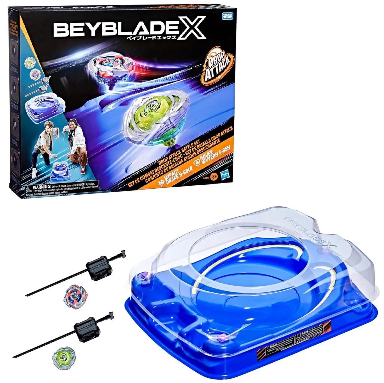 Игровой набор Арена с Бейблейдами Hasbro Beyblade X Drop Attack Battle Set G0842 от 8 лет (SKU-314)