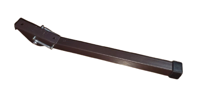 Ножка-упор для двери откидная подпружиненная квадратная 250 мм RAL 8019 Коричневый - фото 2 Ножка-упор для двери откидная подпружиненная квадратная 250 мм RAL 8019 Коричневый - фото 2