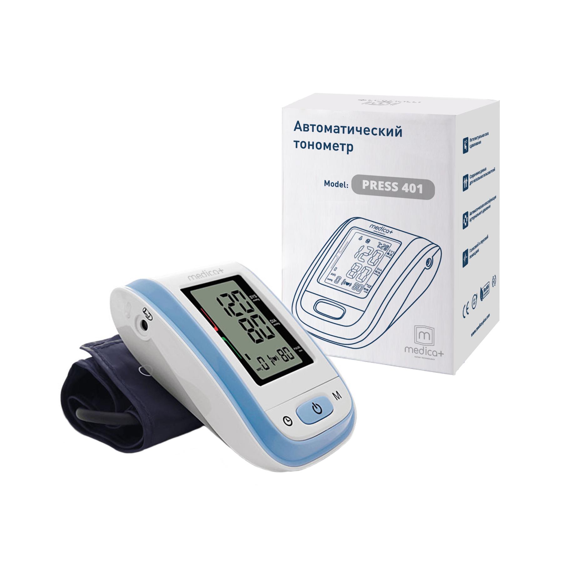 Тонометр автоматический MEDICA+ PRESS 401 с манжетой (50137) - фото 2