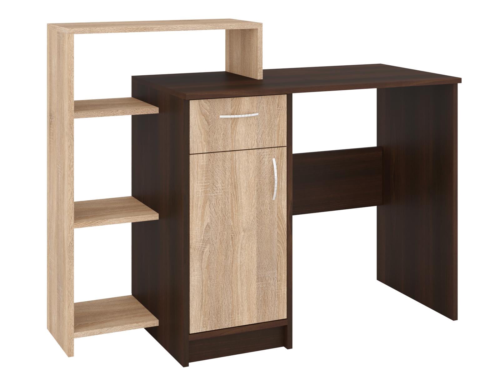 Письменный стол PEHOTIN Кредо 116,6х47х75/92 см Орех/Дуб сонома (PN-101419)