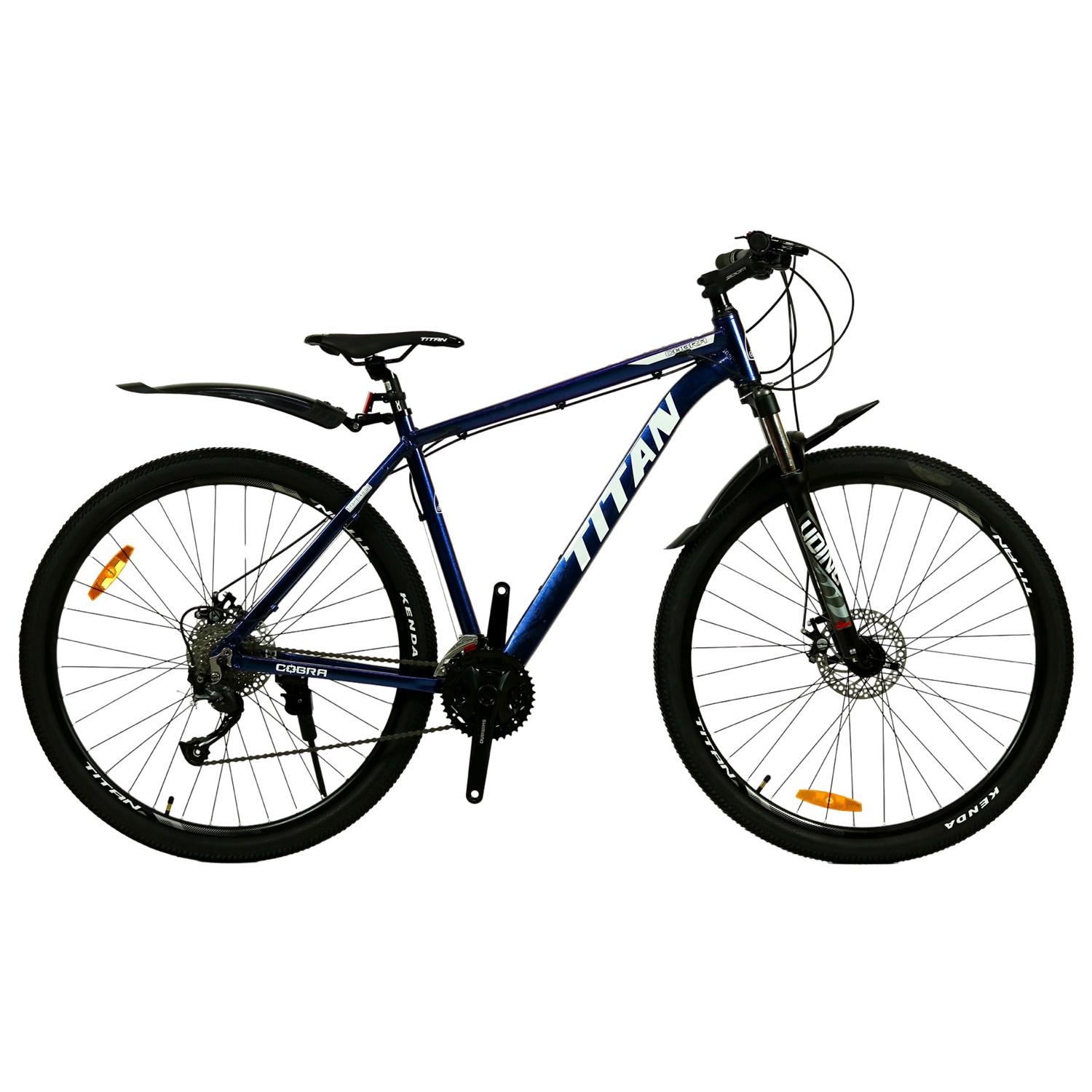 Велосипед Titan Cobra 2022 29" 20" Синий (b5bfac20)