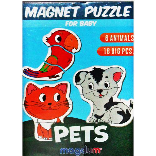 Набор магнитов Домашние животные 18 пр. (198096)