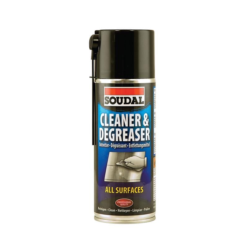 Аерозоль для очищення і знежирення поверхонь Soudal Cleaner & Degreaser 400 мл безбарвний (0000900000001000CD)