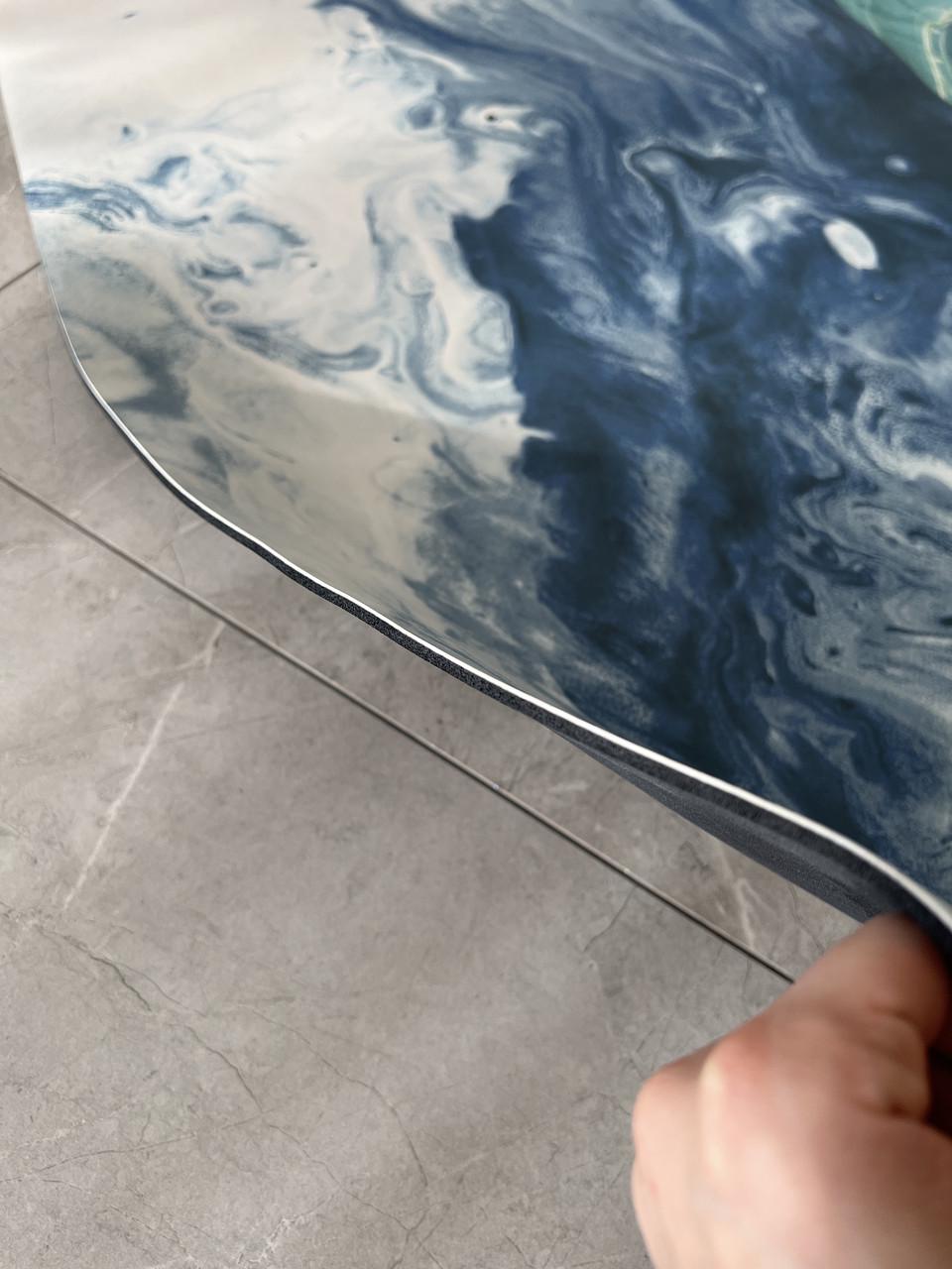 Коврик для йоги Lita Marble PU премиальный каучуковый 183х68х0,5 см Синий (13510859) - фото 2 Коврик для йоги Lita Marble PU премиальный каучуковый 183х68х0,5 см Синий (13510859) - фото 2