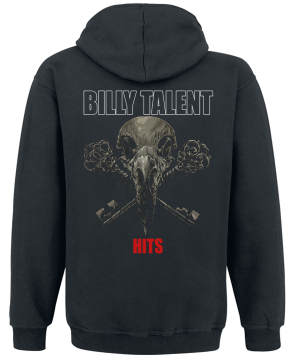 Толстовка без молнии "Billy Talent - Hits" S Черный - фото 2 Толстовка без молнии "Billy Talent - Hits" S Черный - фото 2
