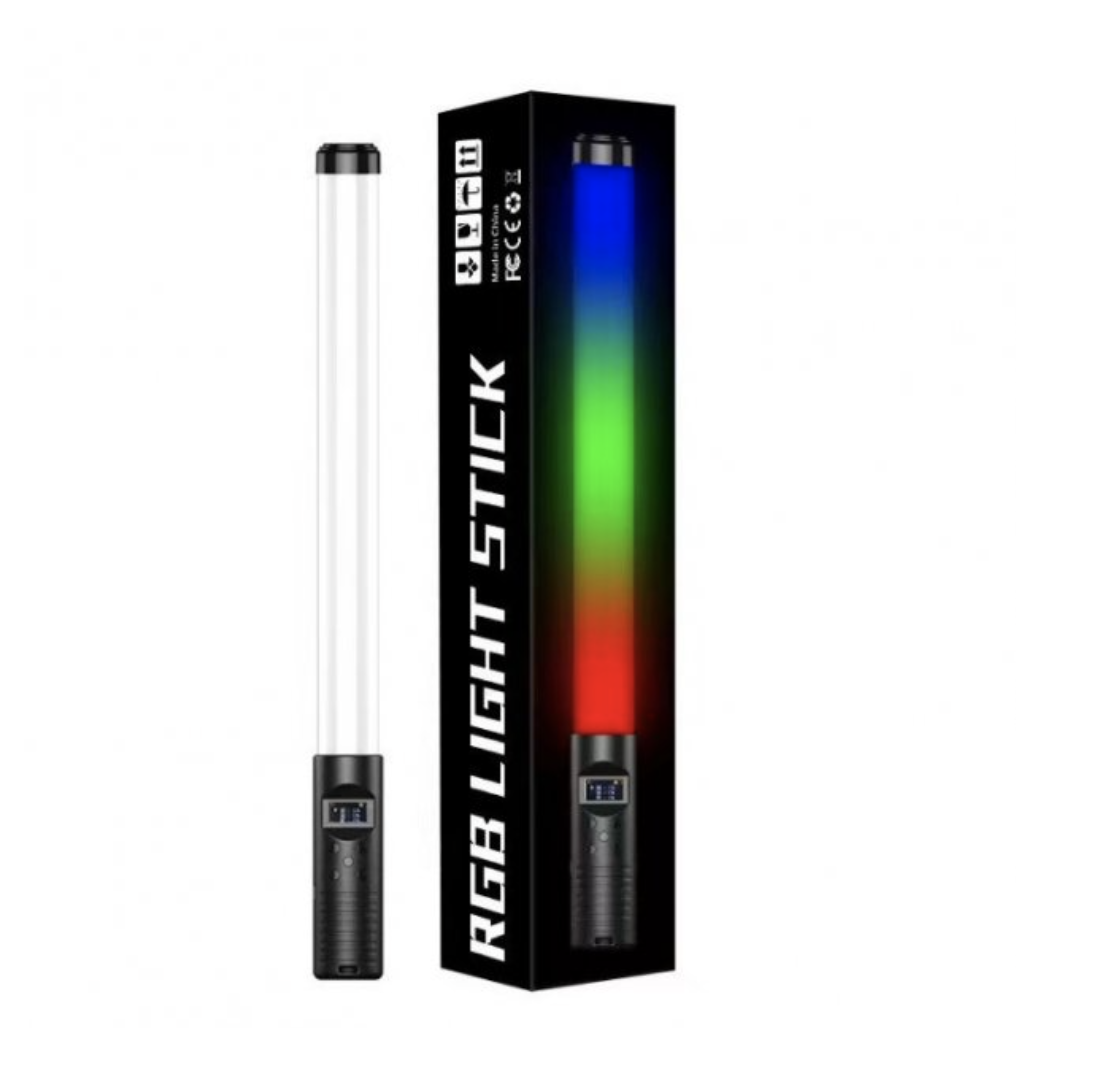 Лампа-Селфі Stick Light LED RGB 50 см з штативом 2 метри для фото і відео