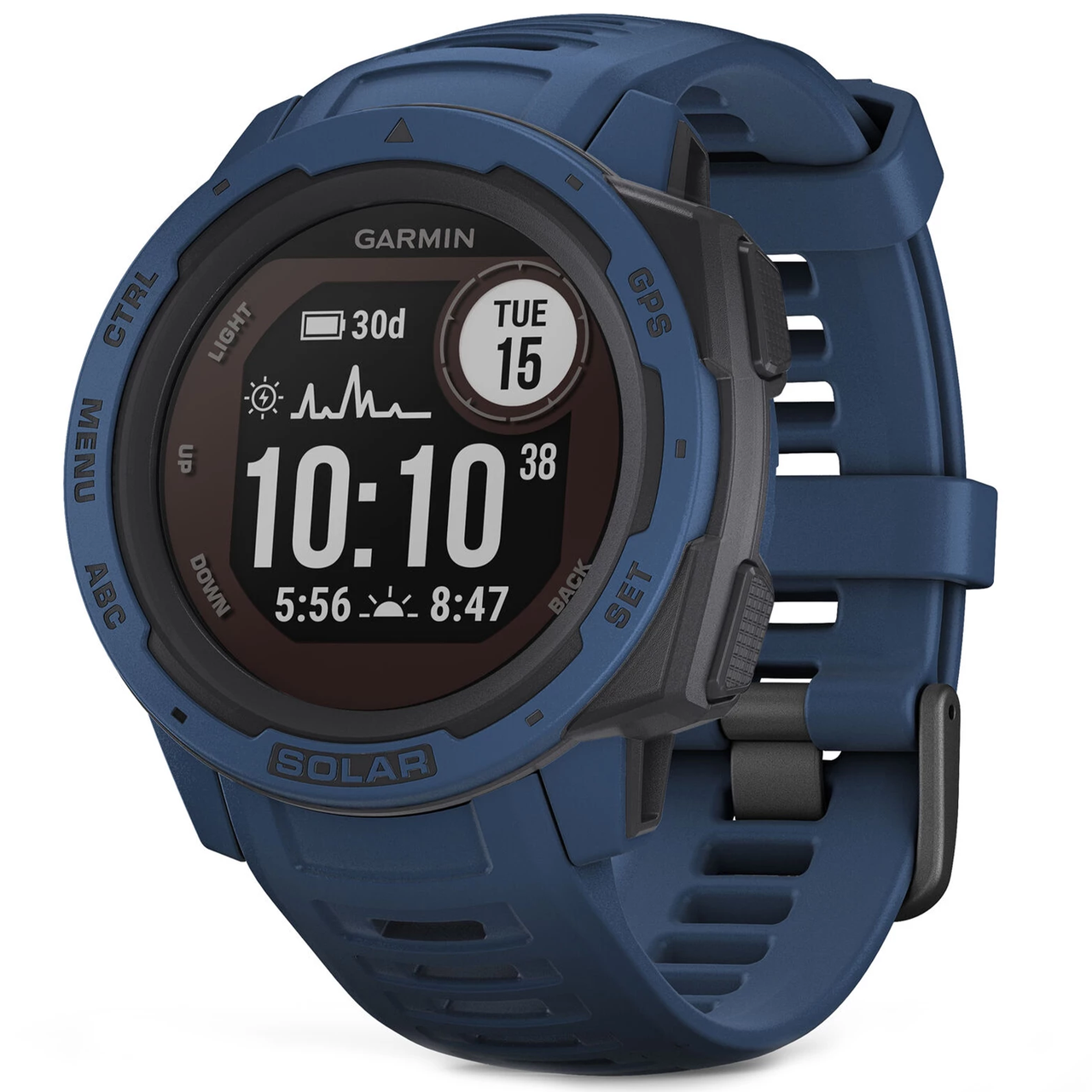 Смарт-годинник Garmin Instinct Solar Tidal Blue (010-02293-01/11) Смарт-годинник Garmin Instinct Solar Tidal Blue (010-02293-01/11)