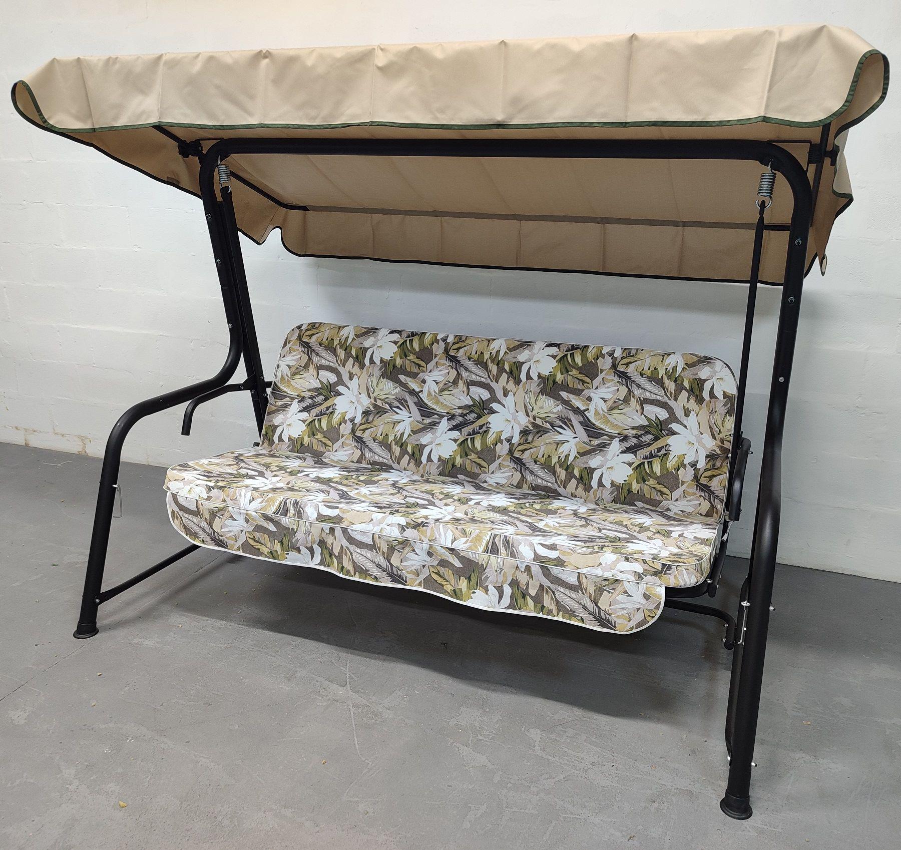 Подушка для гойдалки eGarden CLAIR GRIS 180x110x6 см (5616) - фото 9 Подушка для гойдалки eGarden CLAIR GRIS 180x110x6 см (5616) - фото 9