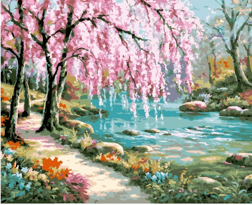 Картина по номерам Идейка Волшебный сад 40x50 см (skl-КНО2811)