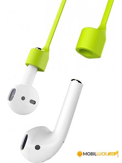 Держатель наушников Baseus Earphone Strap для AirPods Зеленый - фото 2