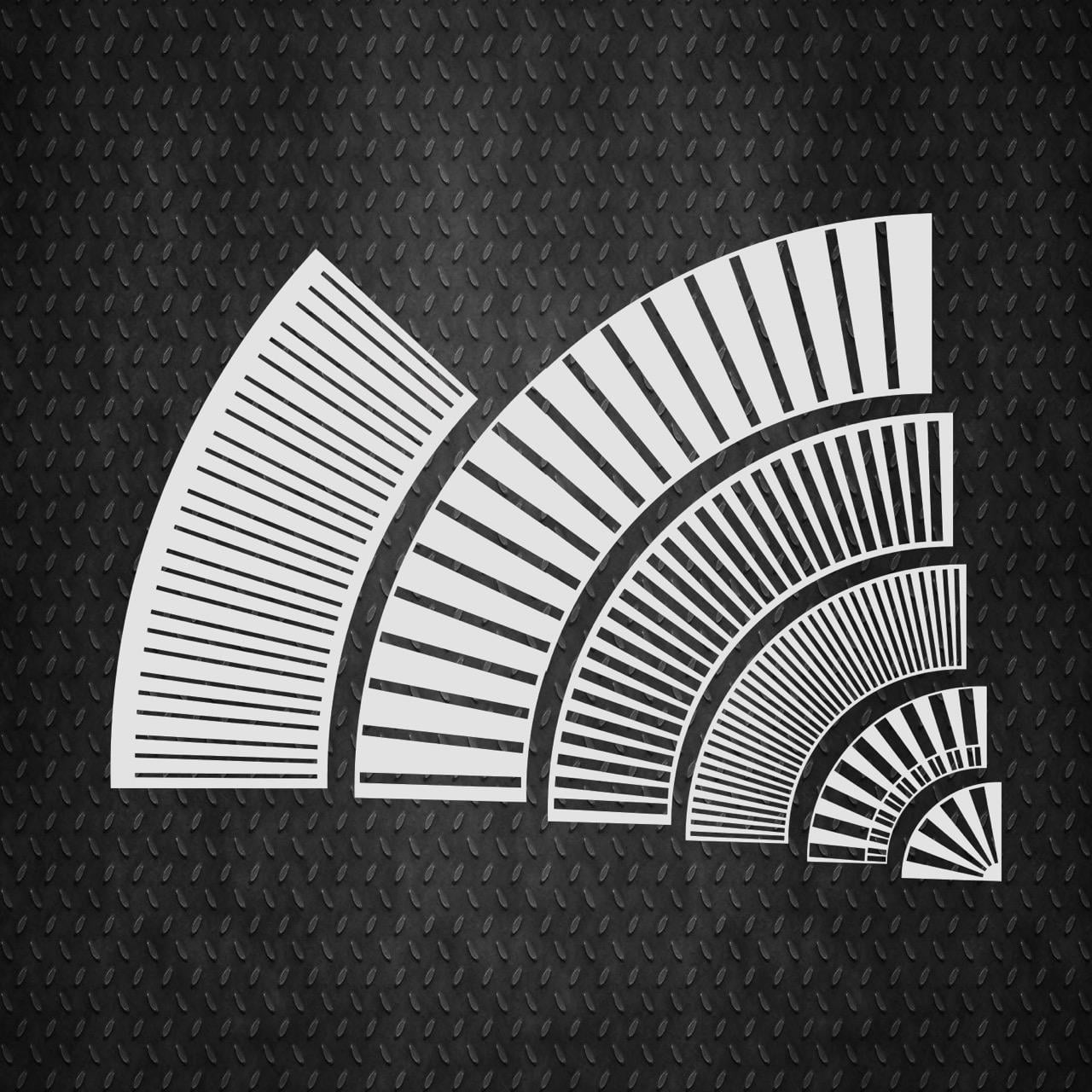 Трафарет многоразовый DFA Геометрия 90 для штукатурки и краски (G00090)