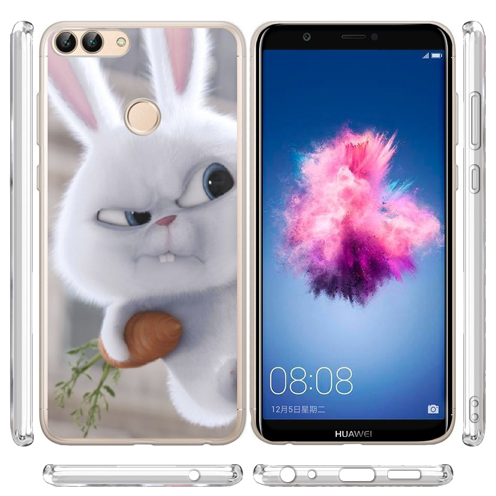 Чехол Boxface Huawei P Smart Rabbit Snowball Прозрачный силикон (32669-up1116-32669) - фото 3