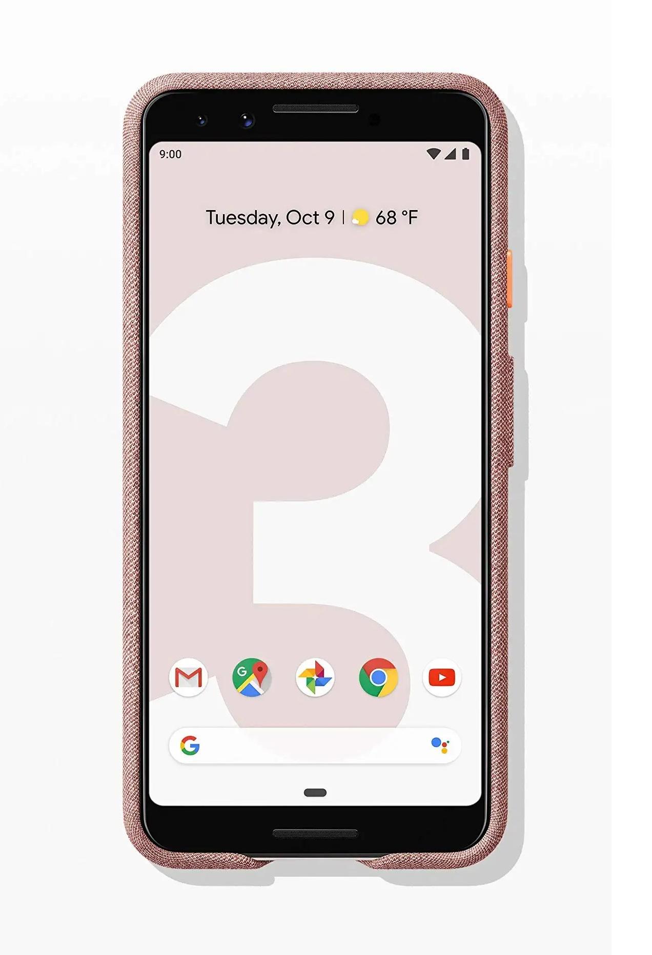 Противоударный чехол Fabric Case Soft Knit GA00492 для Google Pixel 3 (5.5") Pink Moon - фото 3