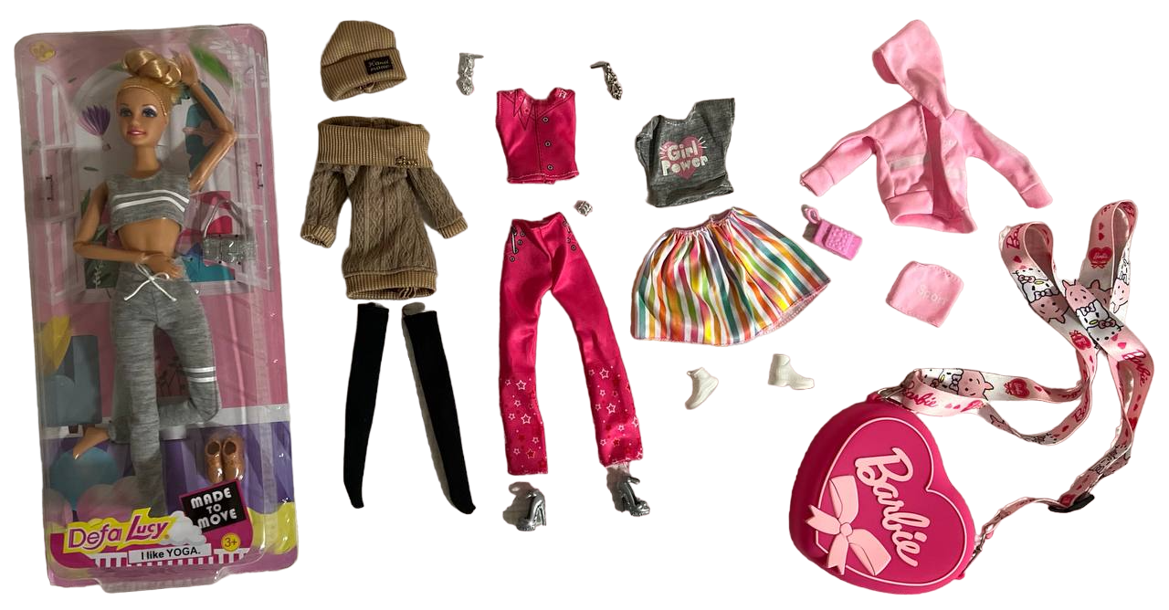 Кукла Defa Lucy с одеждой и обувью в сумочке (55490)