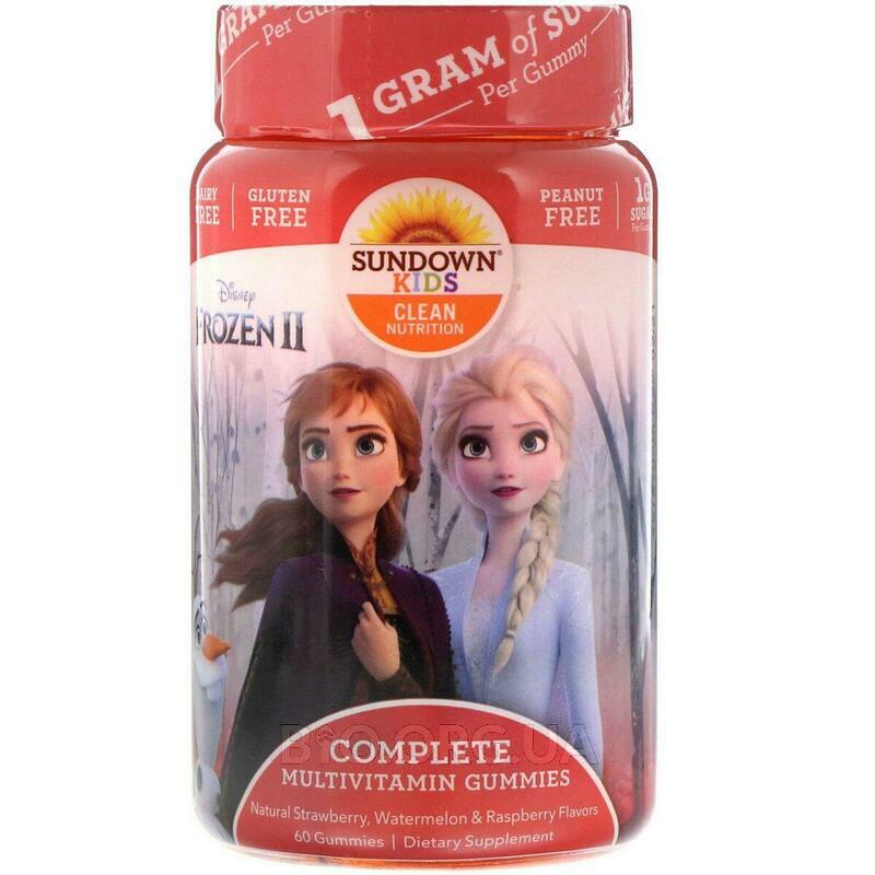 Мультимитамины Kids Complete Multivitamin 60 Gummies Disney Frozen Strawberry Watermelon & Raspberry