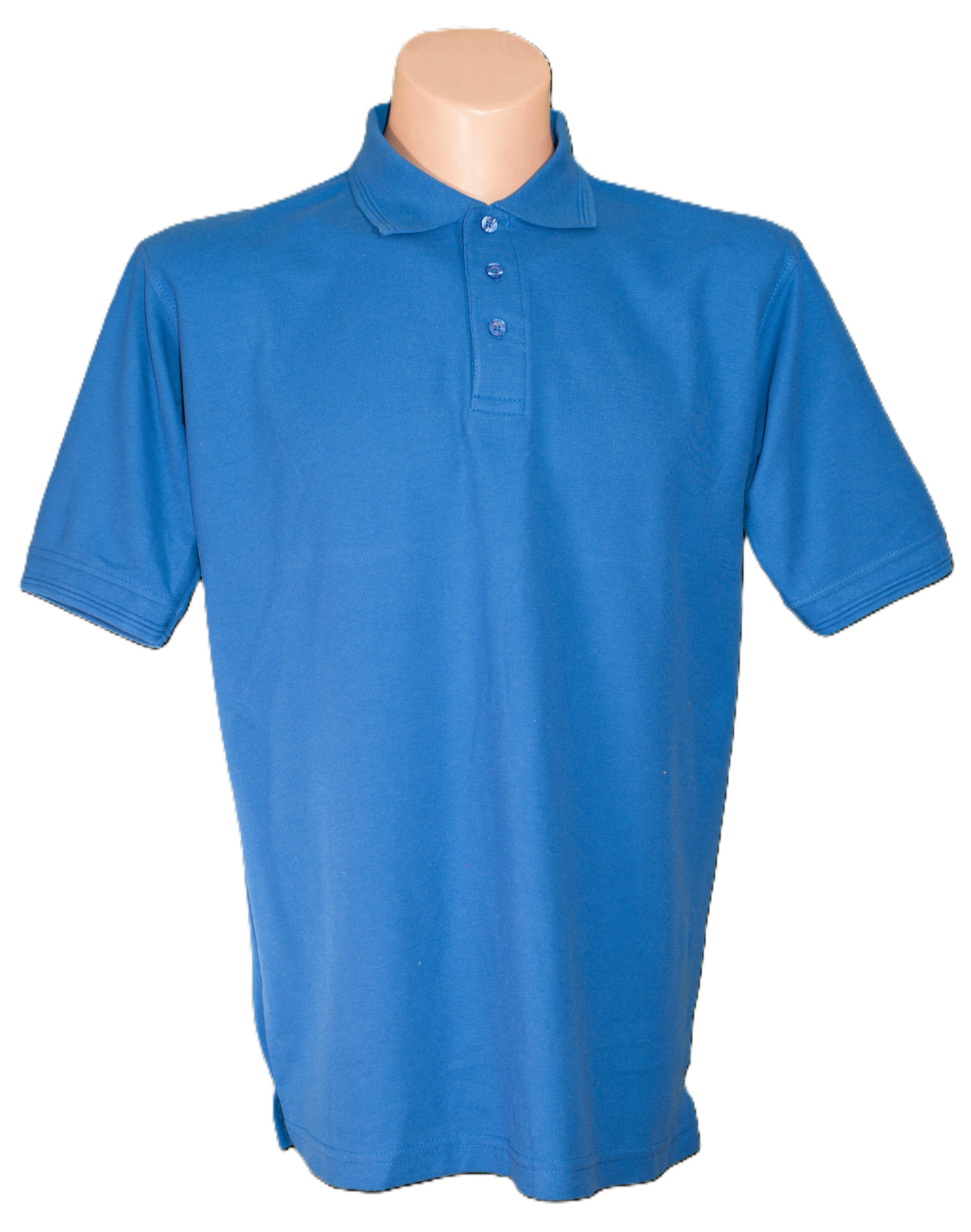 Поло мужское American Style S Васильковый (27911664)