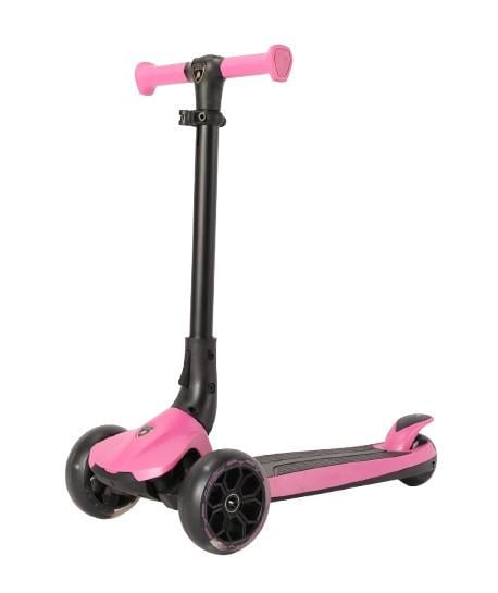Самокат детский 3-колесный Lamborghini с регулировкой высоты 82x60x25 см Розовый (06526)