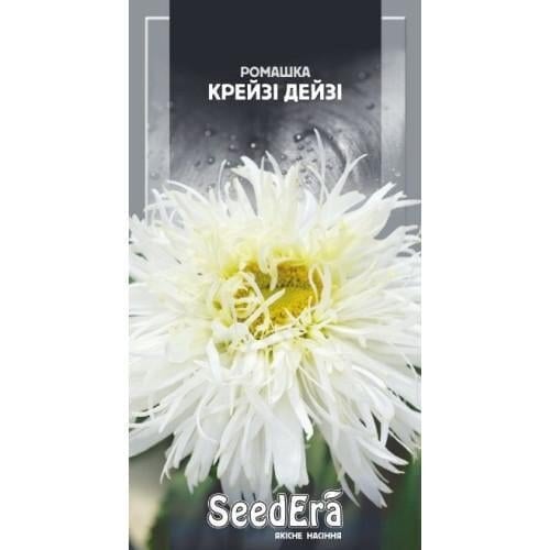 Семена цветов Ромашка крупноцветковая Крейзи Дейзи Семейный сад 0,1 г (CS-1212)