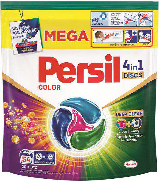 Капсули для прання Persil Power Discs Color 54 шт. (13347441) Капсули для прання Persil Power Discs Color 54 шт. (13347441)