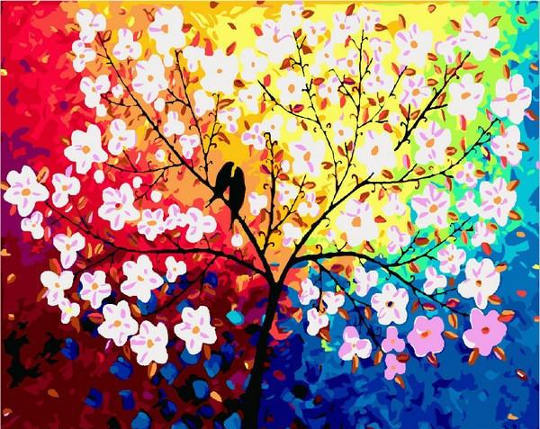 Картина по номерам Mariposa "Дерево любви" 40x50 см (MR-Q2092)