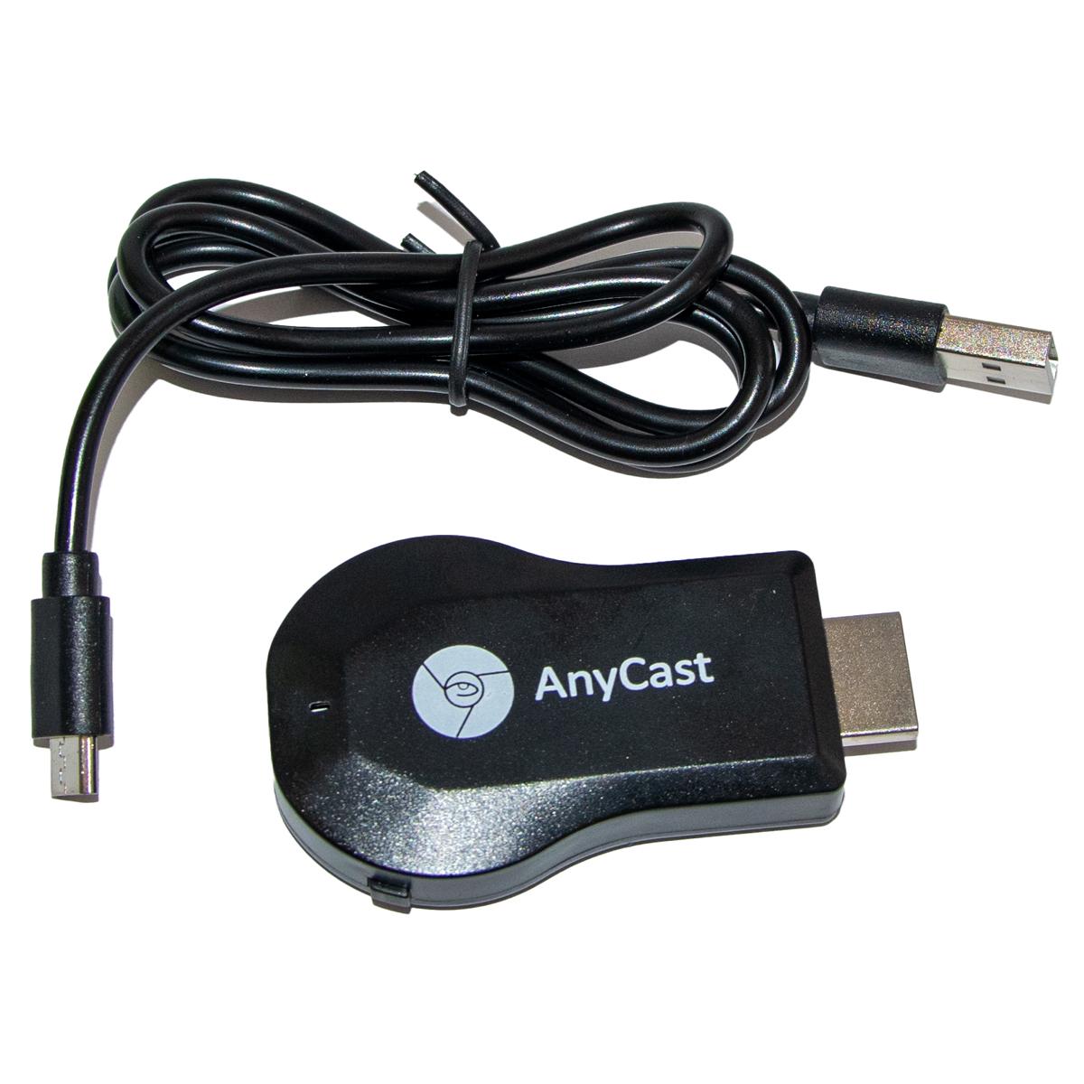 Адаптер беспроводной HDMI WiFi для TV AnyCast M9 Miracast (1009654-Black) - фото 4