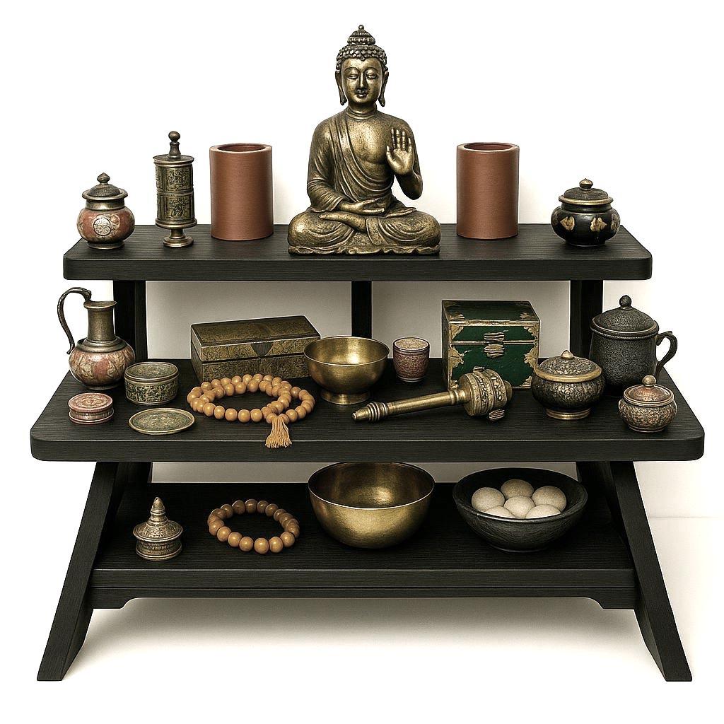 Вівтар для медитації з дерева Дорено Венге (ЛАТ-014712)