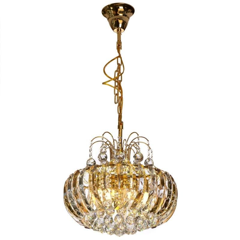 Люстра хрустальная подвесная Brille BCL-386S/3xE14/15 LED с подсветкой