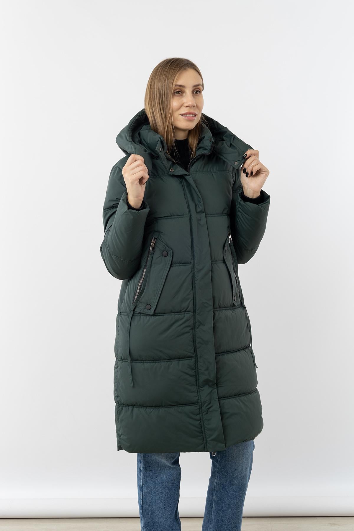 Куртка женская ЦБ-00223838 р. 44 Зеленый (28421908)