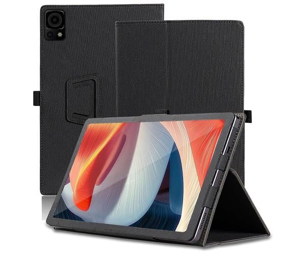 Чехол-книжка Textile Leather Case with Stand для Doogee T20mini Black
