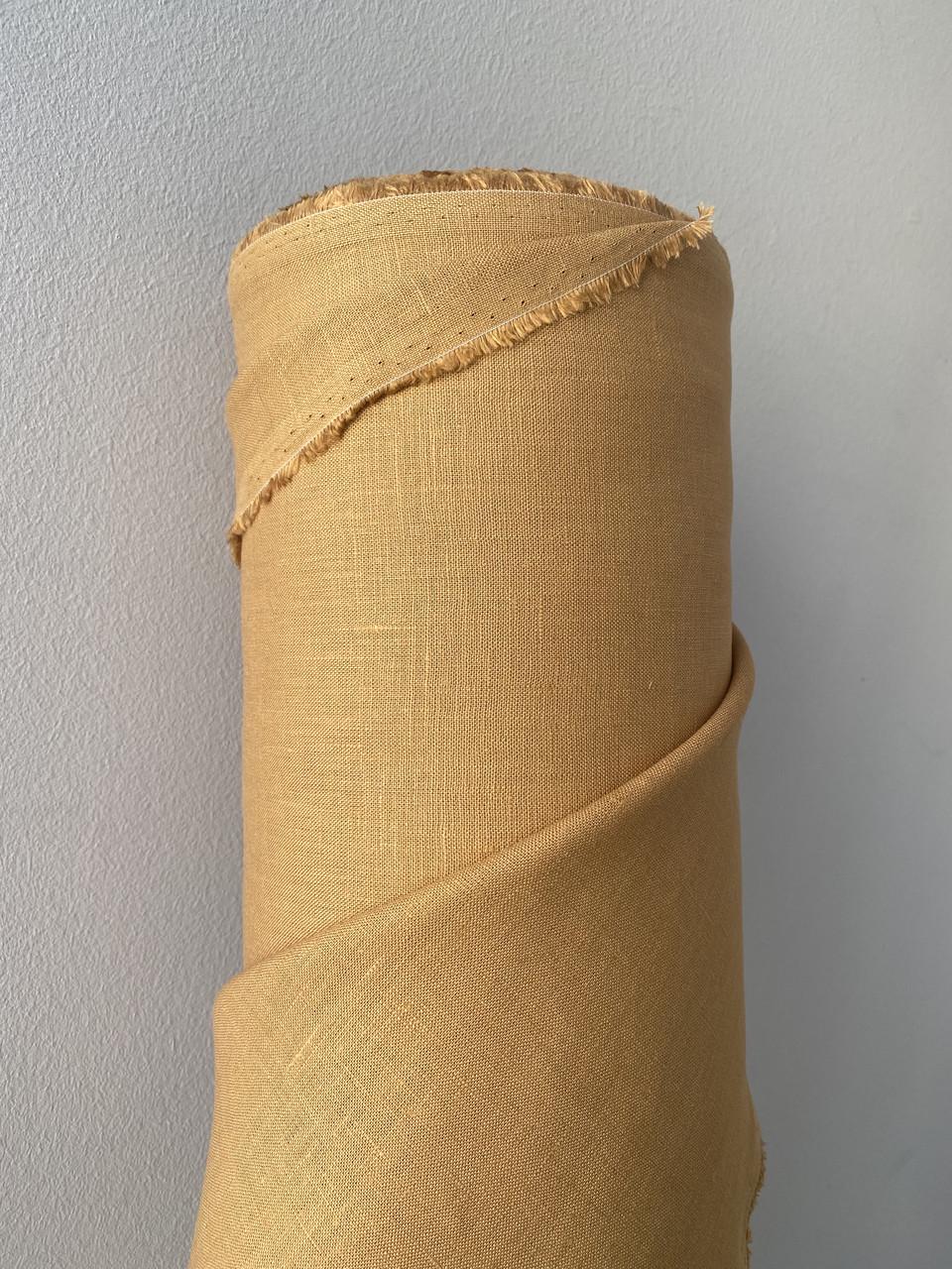 Ткань LINEN PLUS 100% лен 143 см 353/915 Рыжевато-коричневый - фото 8 Ткань LINEN PLUS 100% лен 143 см 353/915 Рыжевато-коричневый - фото 8