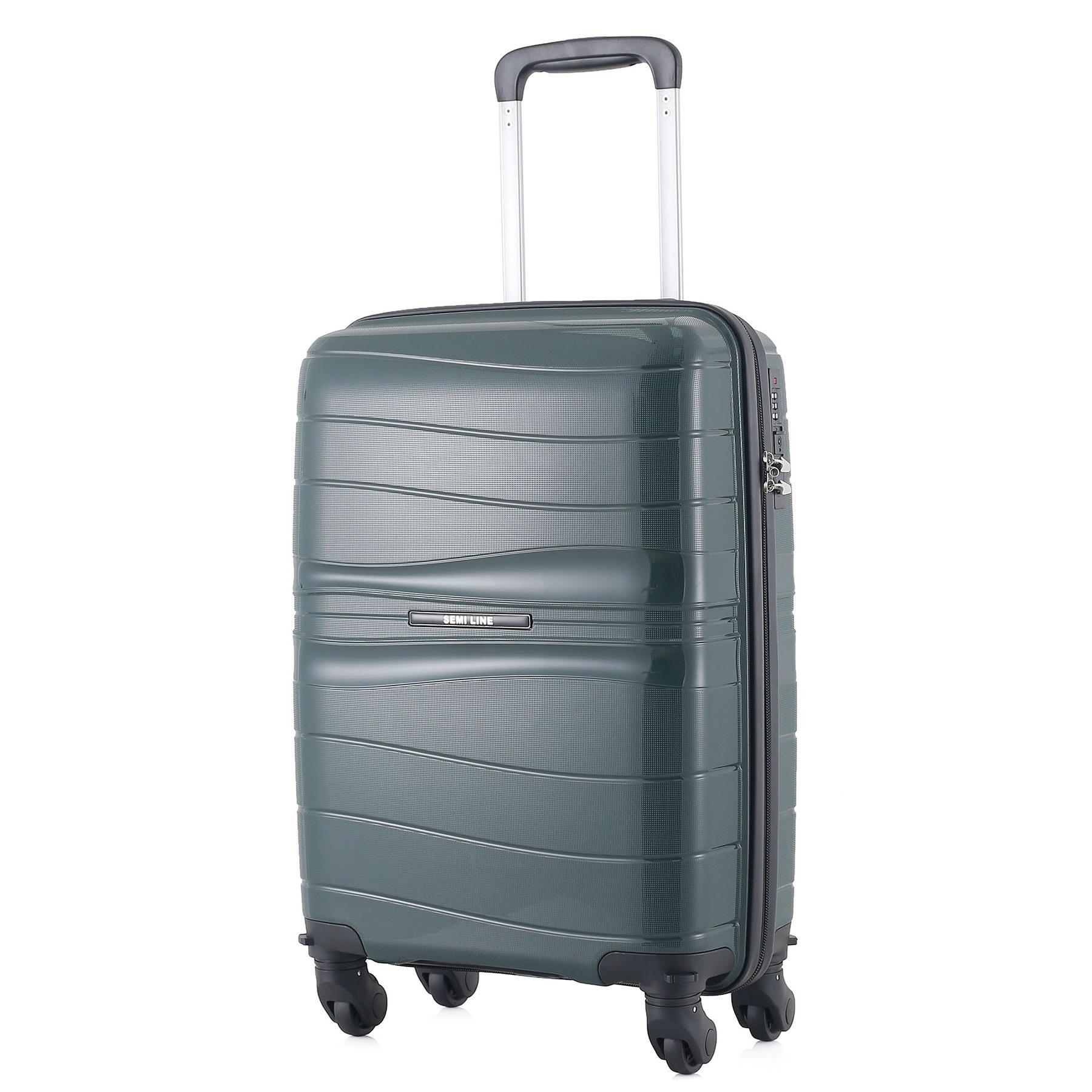 Чемодан SEMI LINE 19" S Petrol (T5586-1)
