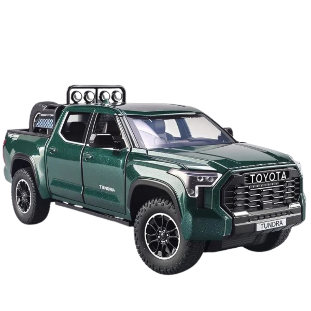 Игрушечная машинка Toyota Tundra 1:24 со световыми звуковыми эффектами и подвижными элементами (G00400)