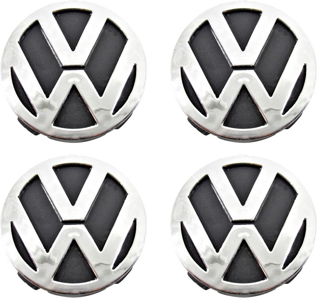 Колпачки для титановых дисков VW 56 мм Черный (3B9071214666)