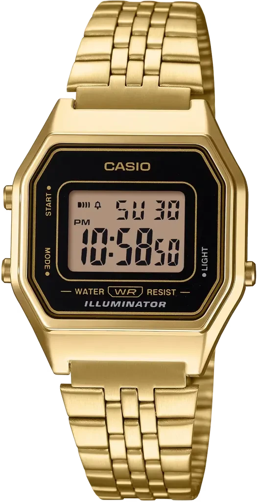 Наручные часы женские Casio LA680WEGA-1ER Lady Vintage с подсветкой Наручные часы женские Casio LA680WEGA-1ER Lady Vintage с подсветкой
