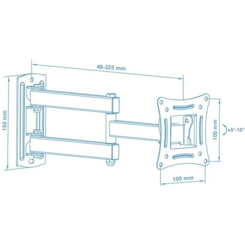 Крепление для телевизора Walfix R-283B настенный 14-29" (tf2953) - фото 4 Крепление для телевизора Walfix R-283B настенный 14-29" (tf2953) - фото 4
