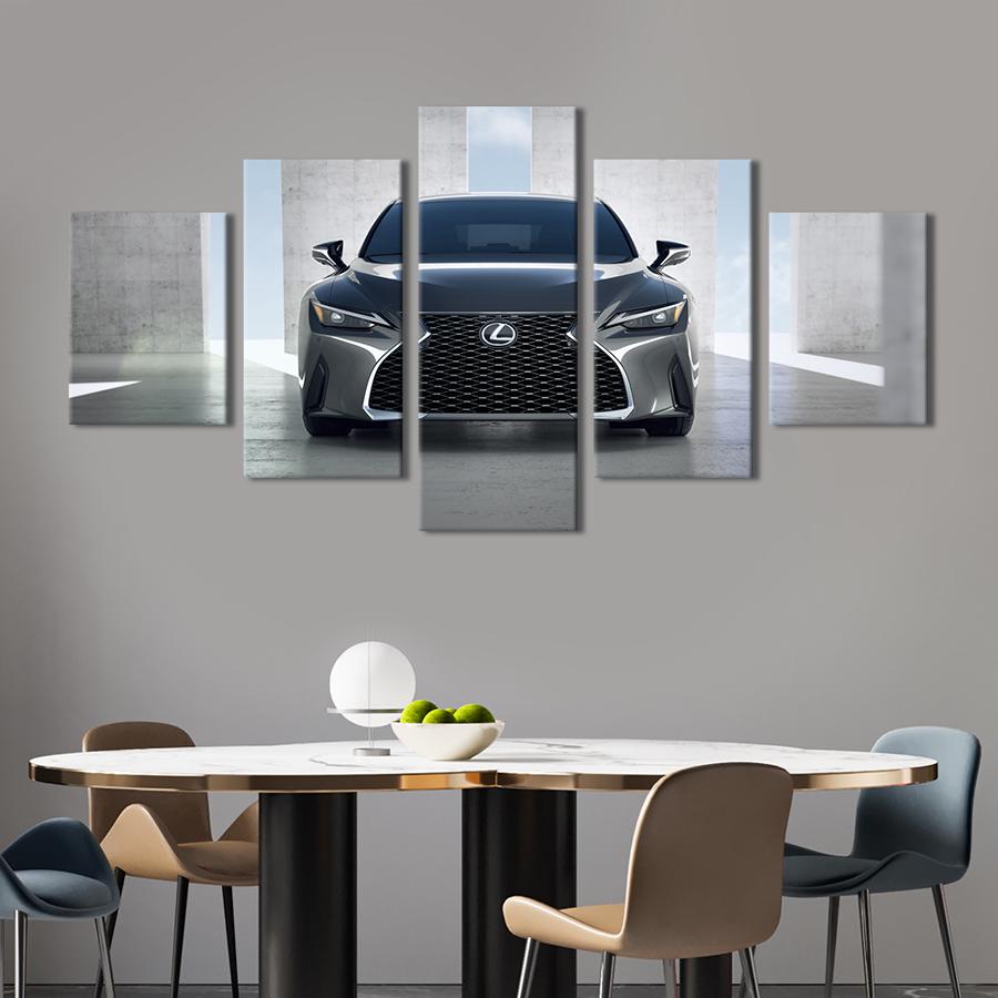 Картина на холсте Суперкар Lexus IS250 162x80 см (1270-52)