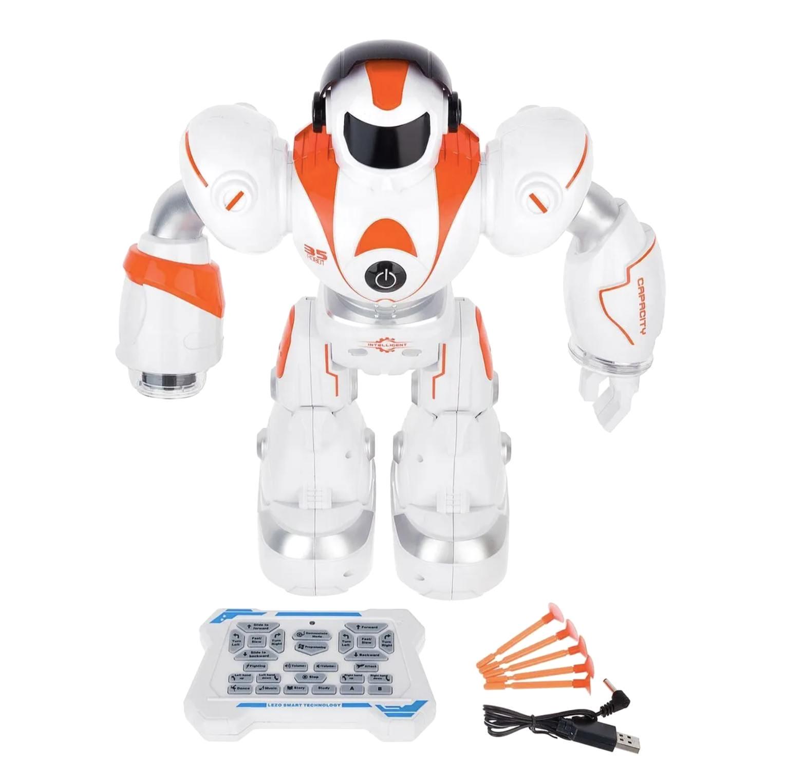 Робот на пульте управления Jia Yue Toys Aerla Белый/Оранжевый (58151) - фото 3 Робот на пульте управления Jia Yue Toys Aerla Белый/Оранжевый (58151) - фото 3