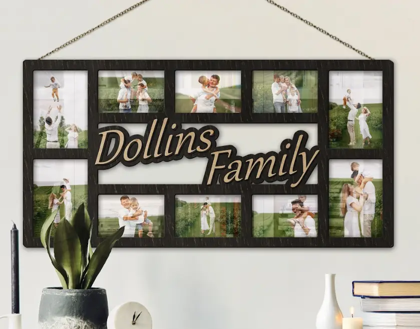 Фоторамка-коллаж на 10 фото Черный (rectangles_dollins_collage-2) - фото 3 Фоторамка-коллаж на 10 фото Черный (rectangles_dollins_collage-2) - фото 3