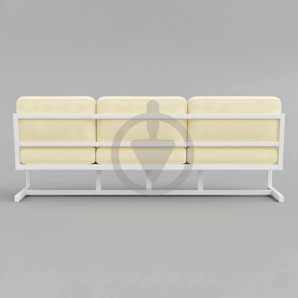 Диван металевий AVVS tech Атлас лофт велюр 246 см Бежевий/Білий (30222880) - фото 3 Диван металевий AVVS tech Атлас лофт велюр 246 см Бежевий/Білий (30222880) - фото 3