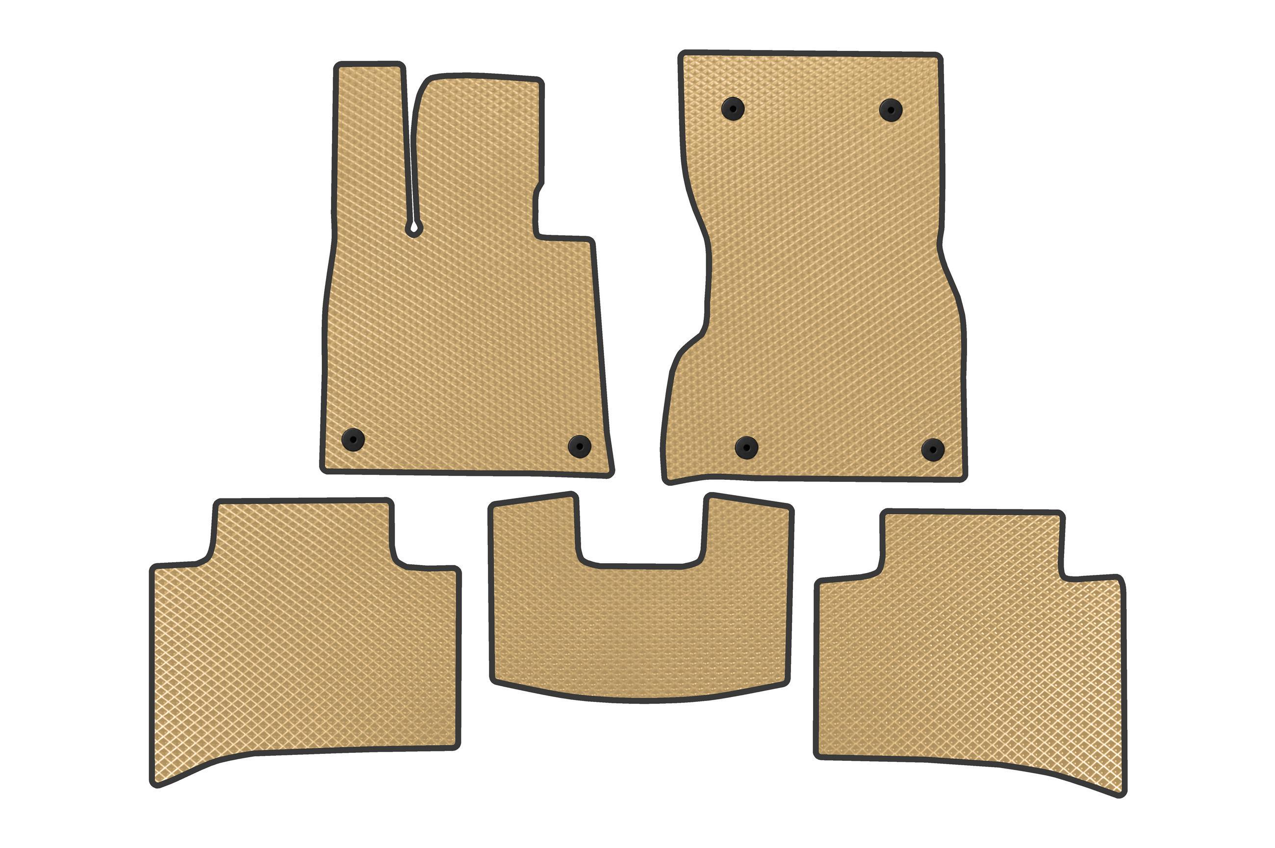 Коврики в автомобиль EVA Digital Designs для Maserati Grecale 2022- гг. этилвинилацетат Бежевый (183679)