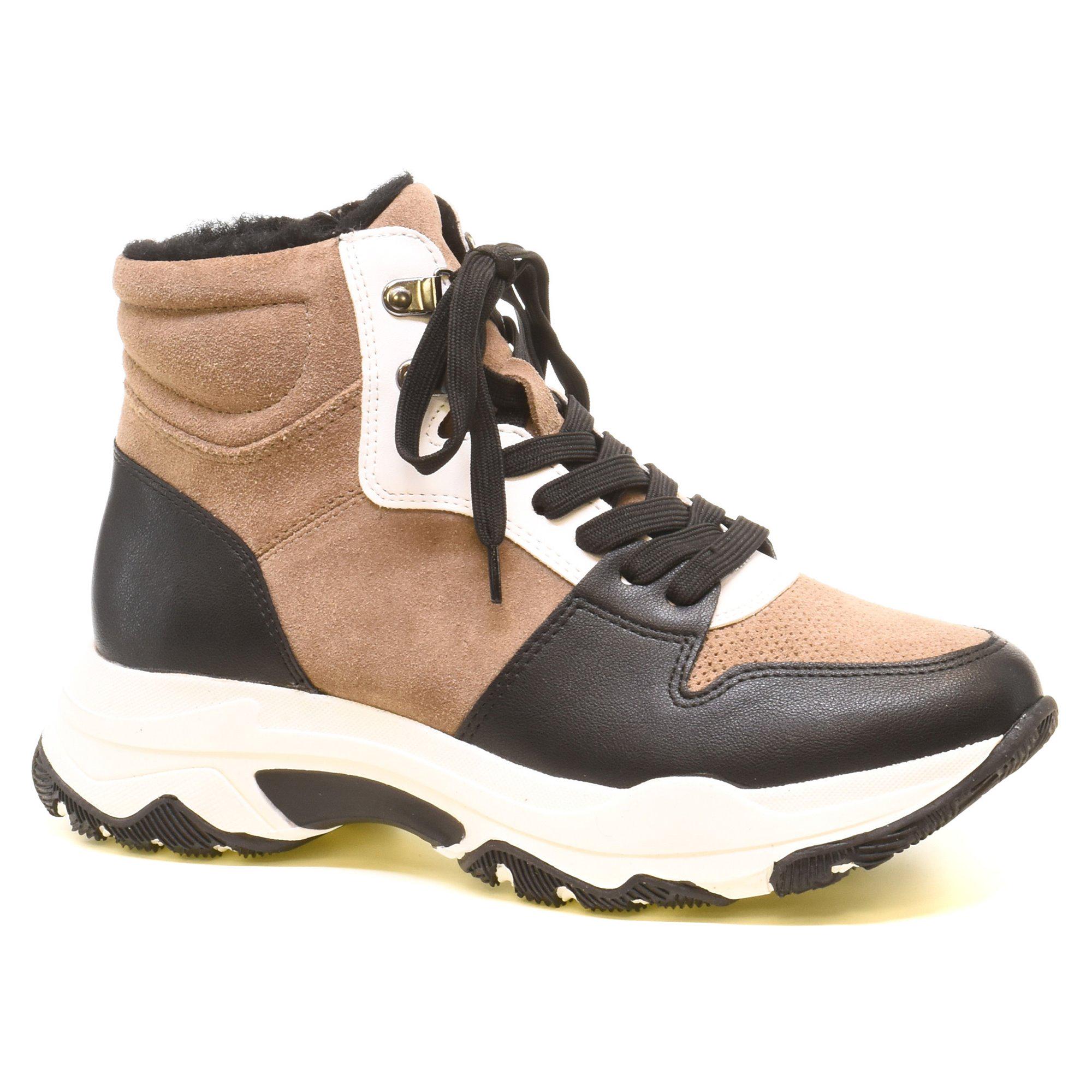 Кроссовки женские Marco Tozzi р. 38 Черный/Коричневый (013391-38)