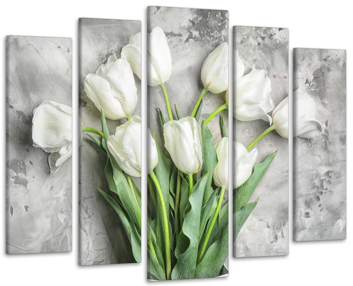 Картина модульная Цветы Тюльпаны 115х170 см (Art-366_5)