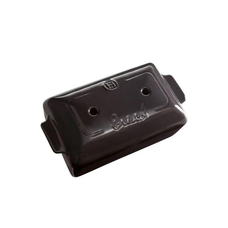 Форма для випічки хліба з кришкою керамічна Emile Henry Specialized Cooking 28x13x12 см Чорний (795504) - фото 2 Форма для випічки хліба з кришкою керамічна Emile Henry Specialized Cooking 28x13x12 см Чорний (795504) - фото 2