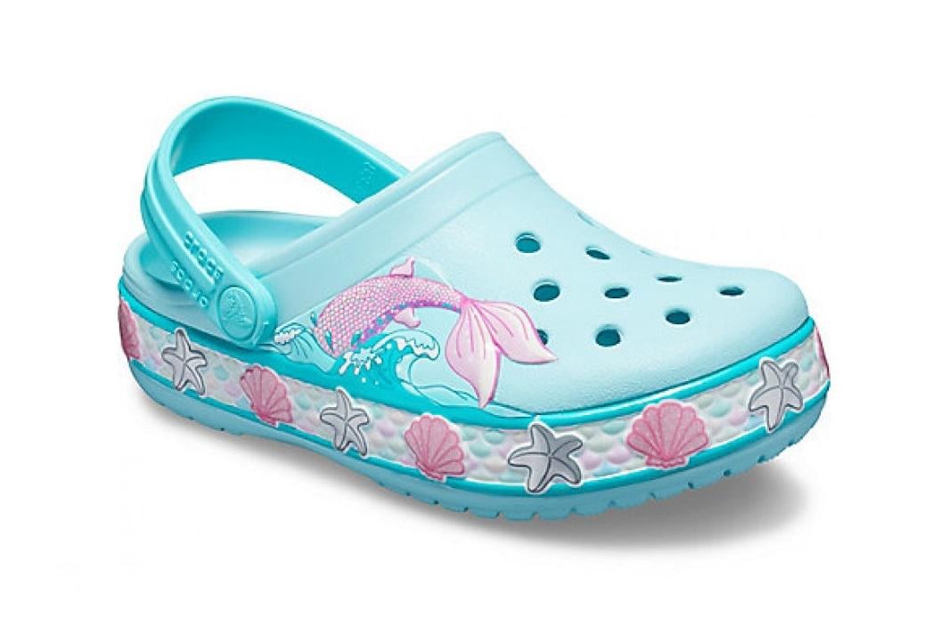 Сабо Kids Crocs Fun Lab Mermaid Band Clog C8 р. 25 15 см Блакитний (205646)